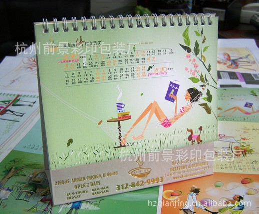 [Prospect Color Printing]Paper quality Table calendar printing Desk calencar