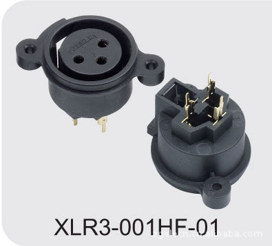 供应XLR卡侬连接器XLR3-001HF-01连接器