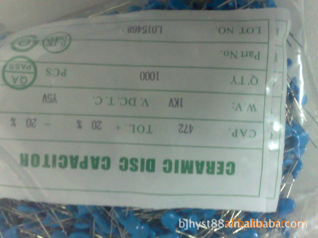 大量供应高压陶瓷电容 型号:1KV101 品牌:国产