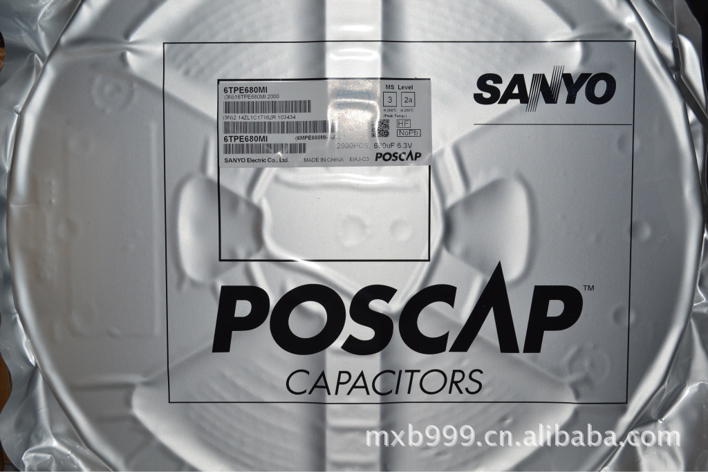 供应Panasonic固态钽电容6TPE680MI
