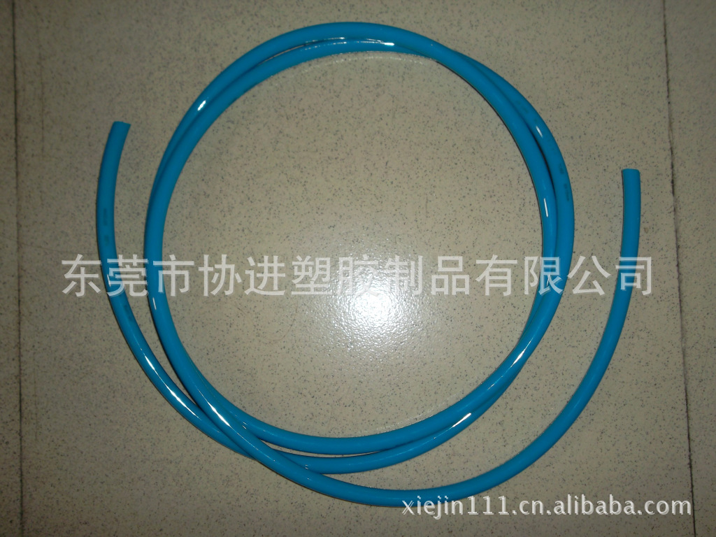 厂家直销供应蓝色PU气管12MM粗TPU实心绳子聚氨酯胶绳