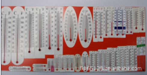 温度计配件 纸卡不干胶 玻璃棒纸牌双面胶三角棒红水棒小玻璃棒