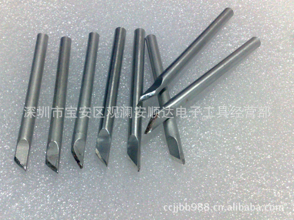 现货批发60W电烙铁头K咀 刀口环保烙铁头 黄花无铅烙铁咀