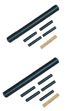 供应1KV四芯、五芯、交联电缆热缩中间接头