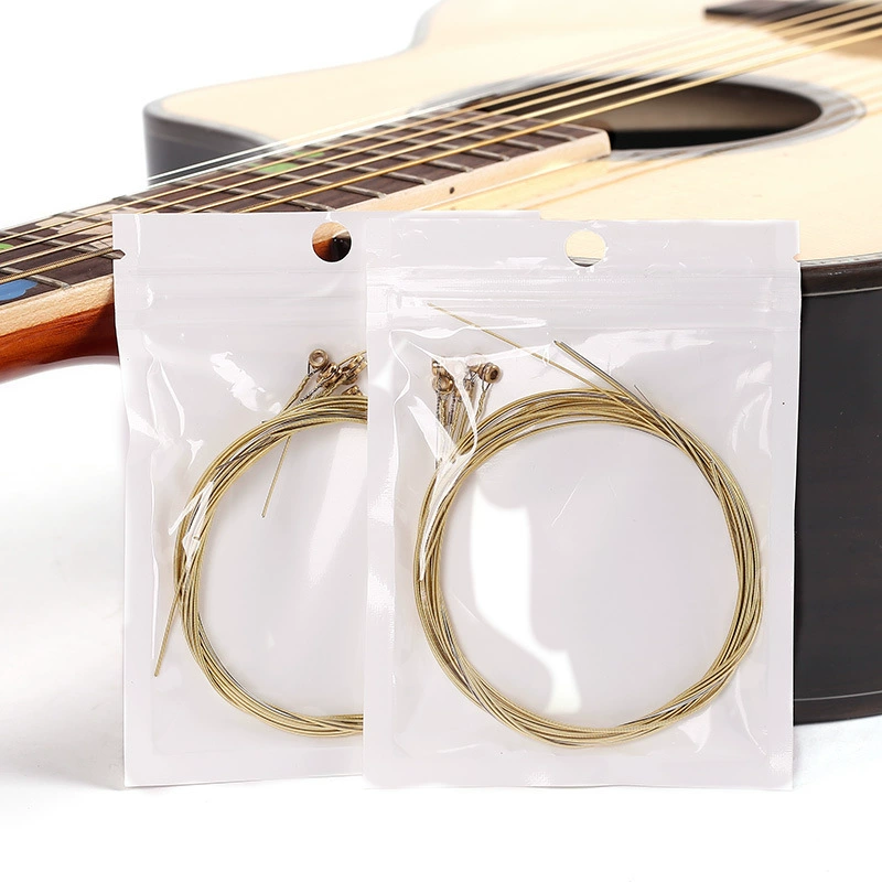 Латунные струны для гитары 1-6, струны для фолк-гитары, струны для акустической гитары, специальные струны, набор струн для гитары, оптовая продажа от производителя