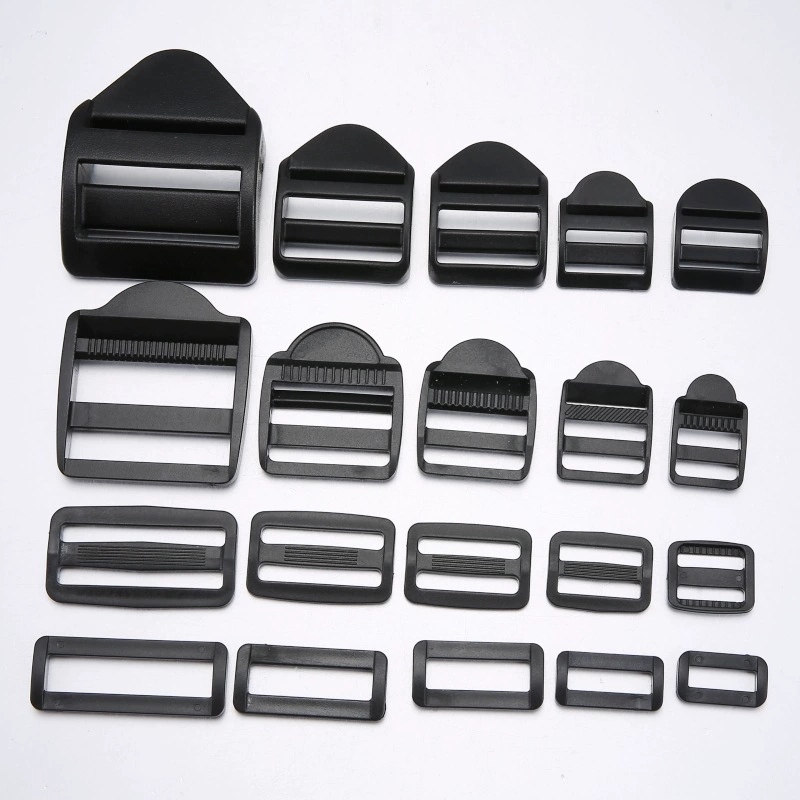 Factory direct selling luggage accessories Plastic square buckle word buckle second gear buckle connection buckle plastic adjustment buckle