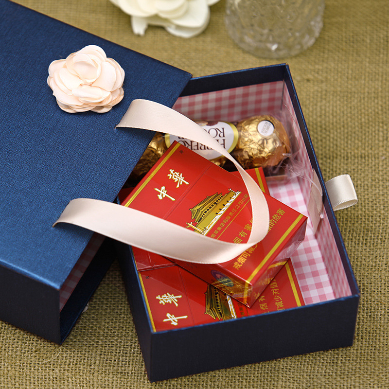 Drawer gift box candy box wedding companion box hand gift box candy gift box portable packaging box wholesale box
