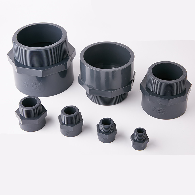 PVC外牙直接 UPVC外丝直接 外螺纹接头 PVC外丝直通 工业化工给水