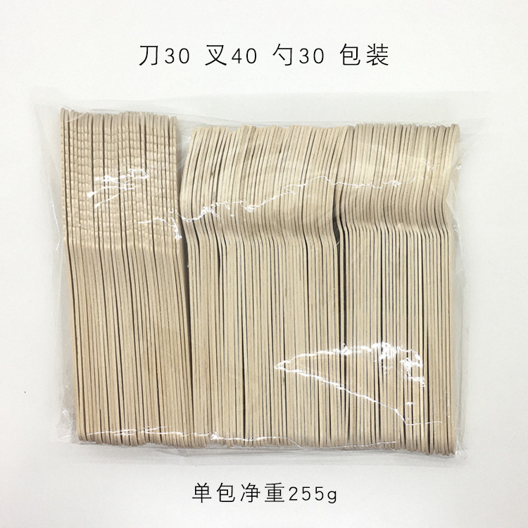 Cuchillo desechable, tenedor y cuchara postre Tenedor de fruta helado Tenedor de pastel de leche