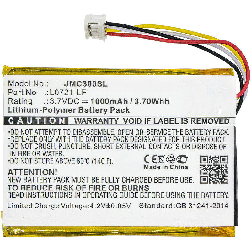 厂家直供适用于JBL Clip 3 Clip 3AN 3SAND音响电池L0721-LF