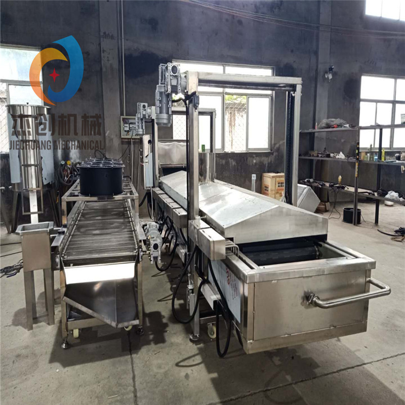 鱼香虾饼油炸机器 多功能肉制品油炸机 香酥里脊肉片油炸设备