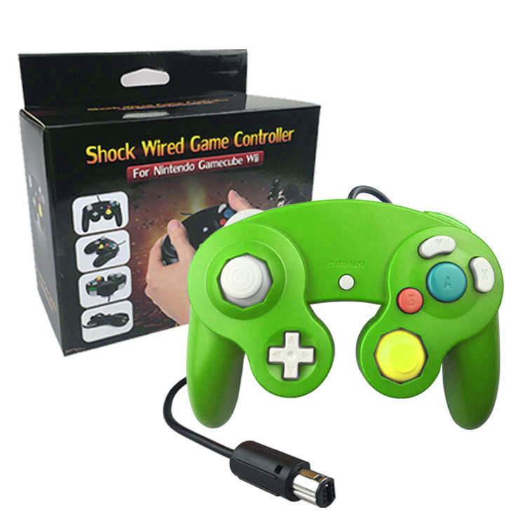 Renjia Ngc Wired Controller for Ngc Games Gamecube with Color Box Packaging and Vibration Function