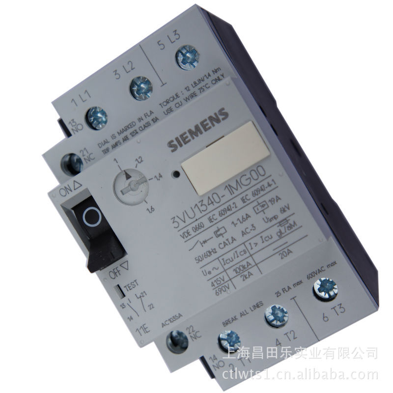 西门子交流断路器|西门子SIEMENS低压断路器3VU1640-3CR00