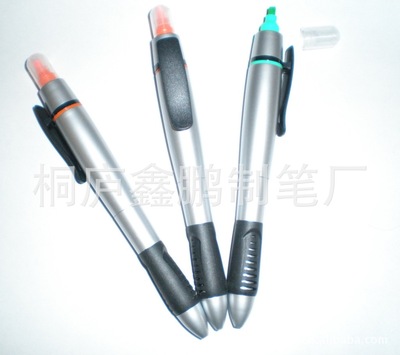 [Supplying]Xinpeng 822# Best seller Dual use fluorescence ball pen Advertising Pen