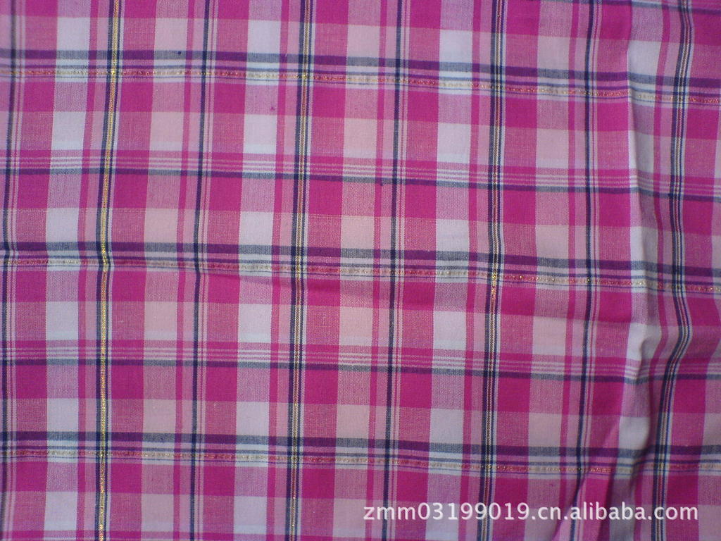 供应弹力色织布 全棉衬衫面料  府绸布11