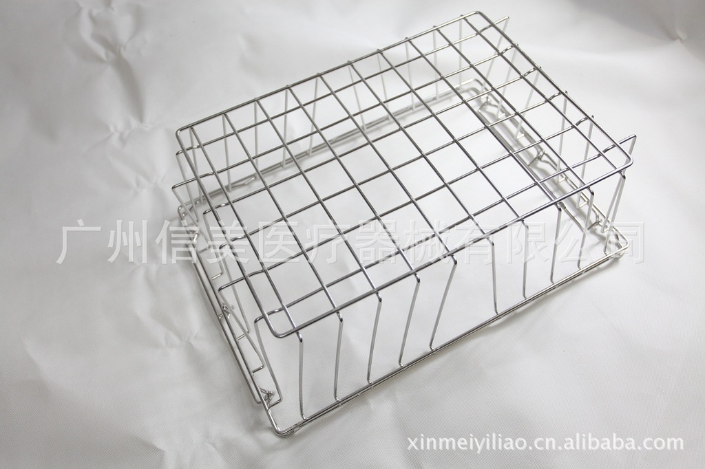 医用承载篮打包清洗篮消毒篮耐高温高压消毒弯盘换药碗药膏缸