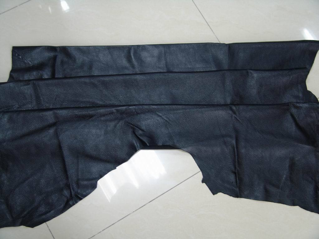 制衣用 夹克 AB级鹿皮头层 黑色 进口原材料 柔软舒适