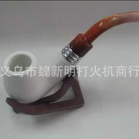 长丰5513胶木制作白色烟斗礼品盒子包装配套