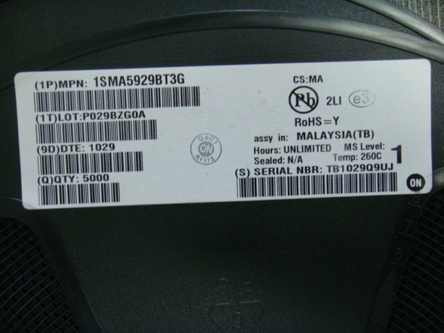 1SMA5929BT3G ON DO-214AC 原装现货芯片
