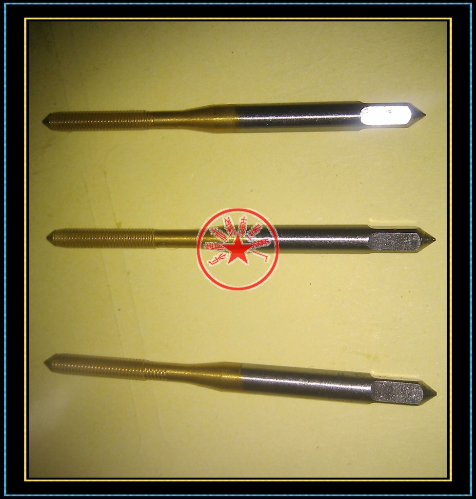 供应全磨制镀钛挤压粗柄机用丝锥丝攻M3 jis标准 机用丝攻