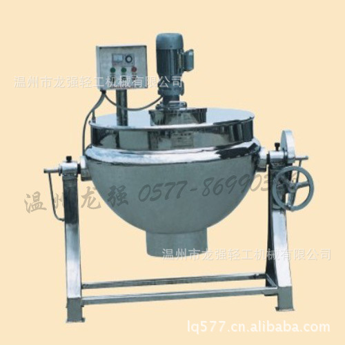 不锈钢电加热夹层锅 304电热蒸煮锅 龙强厂价供货 售后有保障