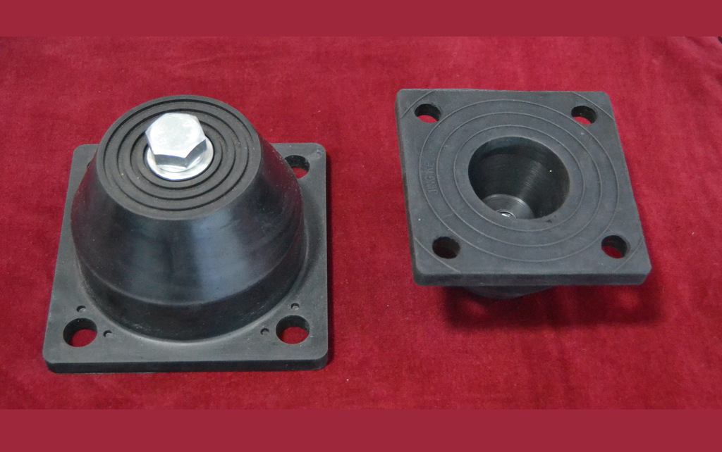 空压机减震器,机械减震支座，橡胶弹性支撑，减震块