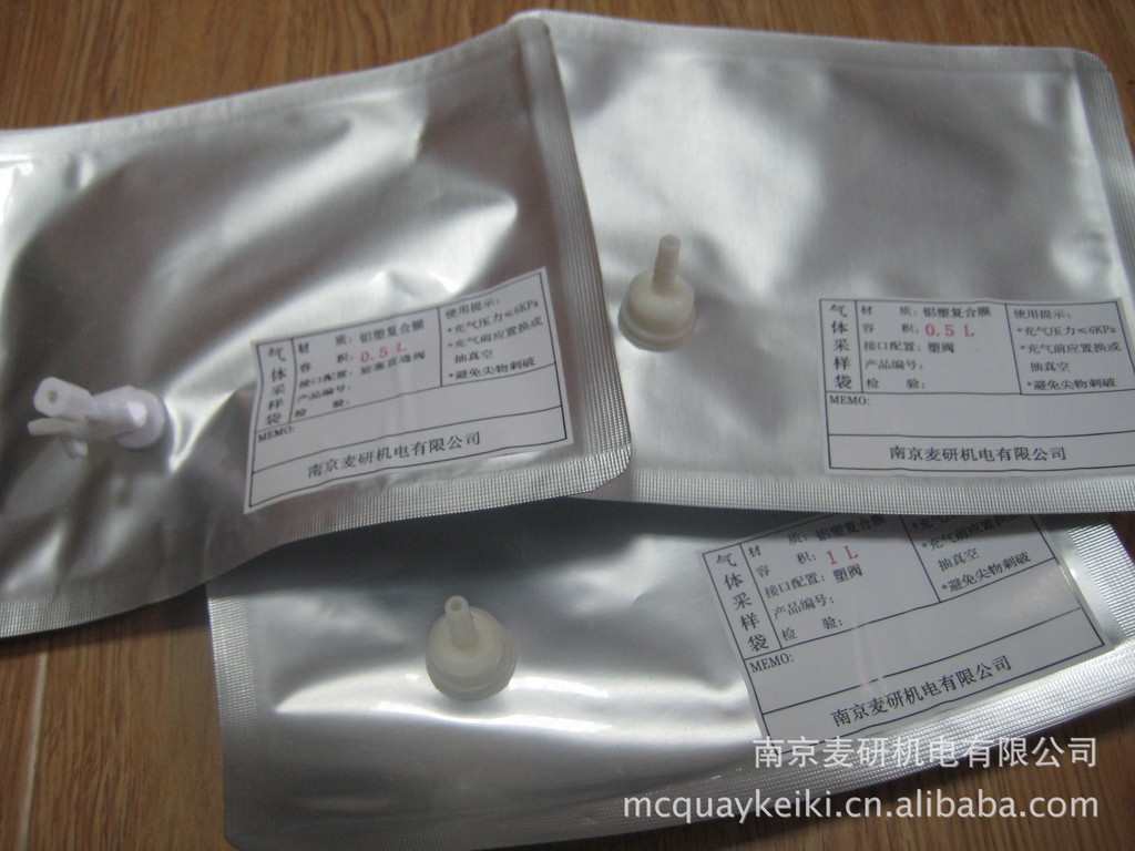 日本理研 进口 气体采样袋.气体取样用.标准规格