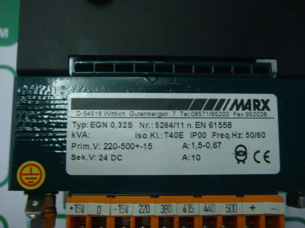 MARX  变压器 EGN0.32 S
