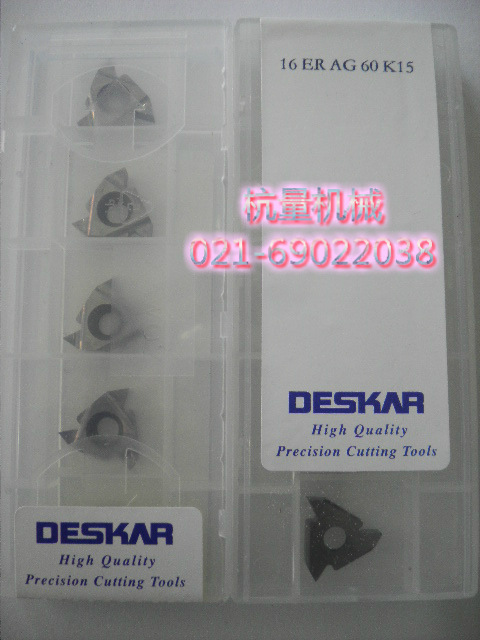 16ER AG60 K15 台湾DESKAR/外螺纹数控刀片/数控刀具/铝件用