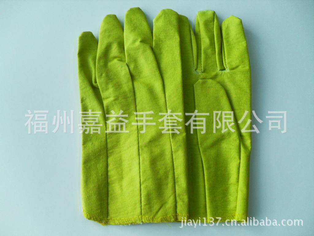 pvc黄刮胶司机手套