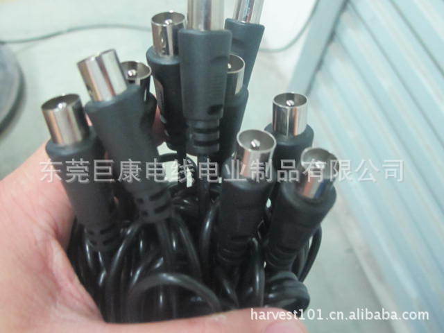 批发 harvest 9.5TV头 音频视频连接线 一体成型视频线