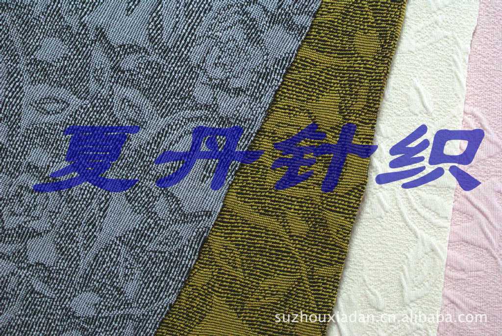 涤氨双面提花布95·5，涤丝，混纺，弹力双面布，电脑提花，单双