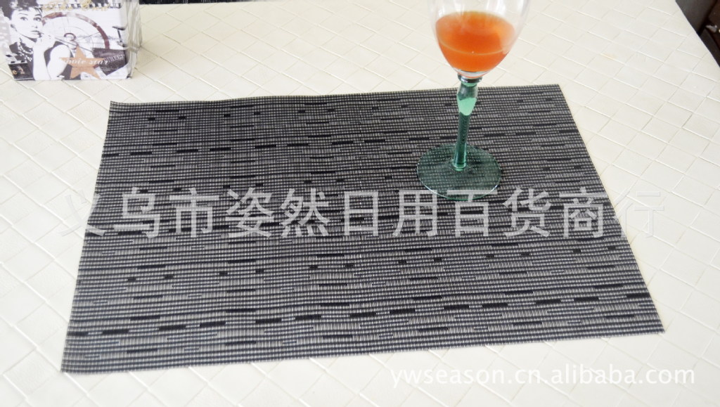 2020新款提花虫形西餐垫 隔热环保餐垫 高档酒店西餐垫详情图9
