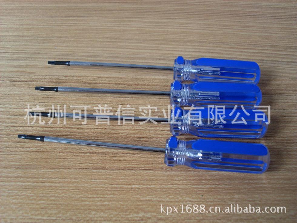 供应彩条柄梅花起子T8  T10