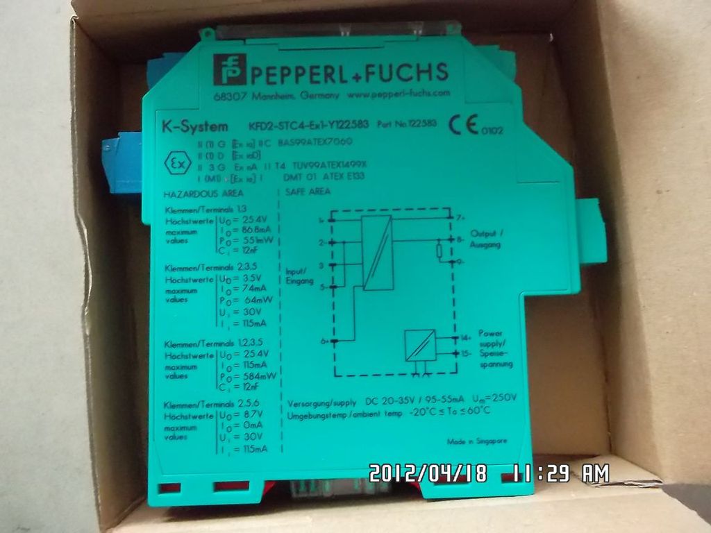 【原装正品】倍加福安全栅KFA5-SR2-EX1.W.LB德国P+F现货特价