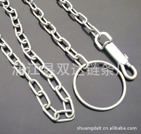 浦江双达链条厂家直营1.8米3米宠物铁链  狗链