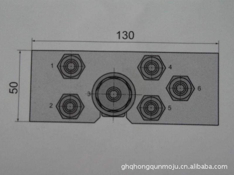 RMI206.06.1000 组合板 集水器 集水块 固定板 史陶比尔 快速模具