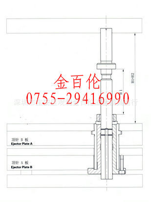 TTSTL内锁模扣，ZZ59内锁模扣组件，PPP弹弓顶针