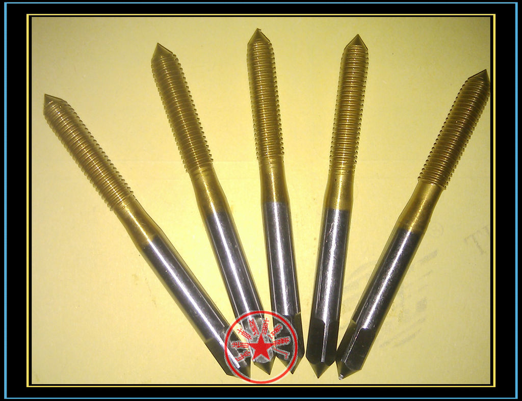 全磨制高速钢M35高强度镀钛挤压丝锥丝攻 日标丝锥 M4