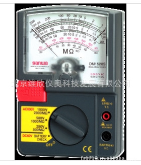 日本三和Sanwa绝缘电阻测试DM5218S兆欧表摇表DM-5218S