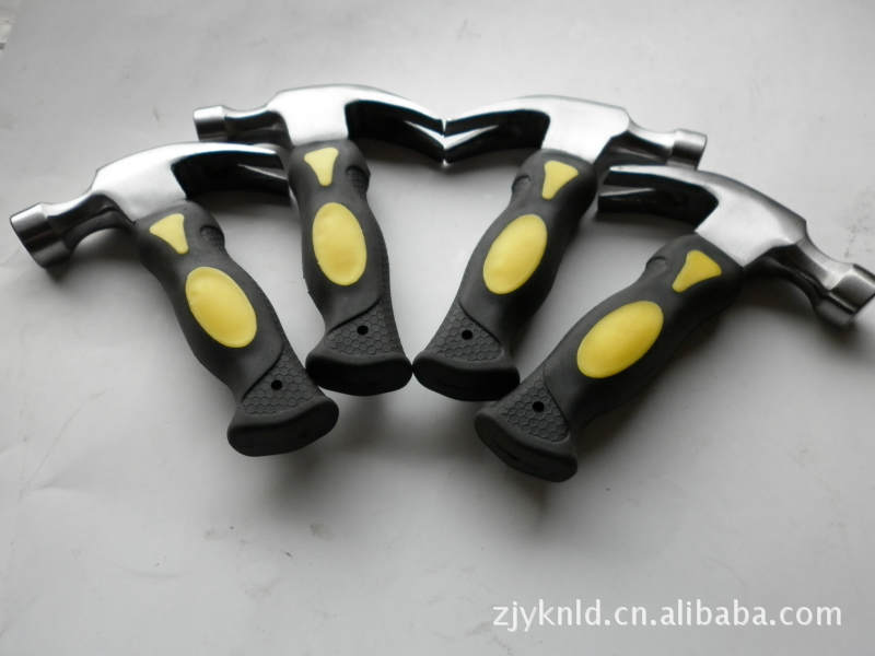 长期供应80Z，120Z包塑柄迷你锤 短柄锤  锻打碳钢锤  颜色多选