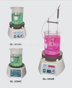 GL-3250B 磁力搅拌器/混合器 迷你搅拌器 温度数显