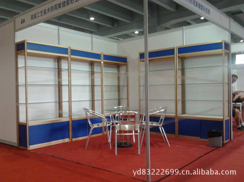 易拆装展柜，铝合金展柜，钛合金展柜，玩具礼品展柜