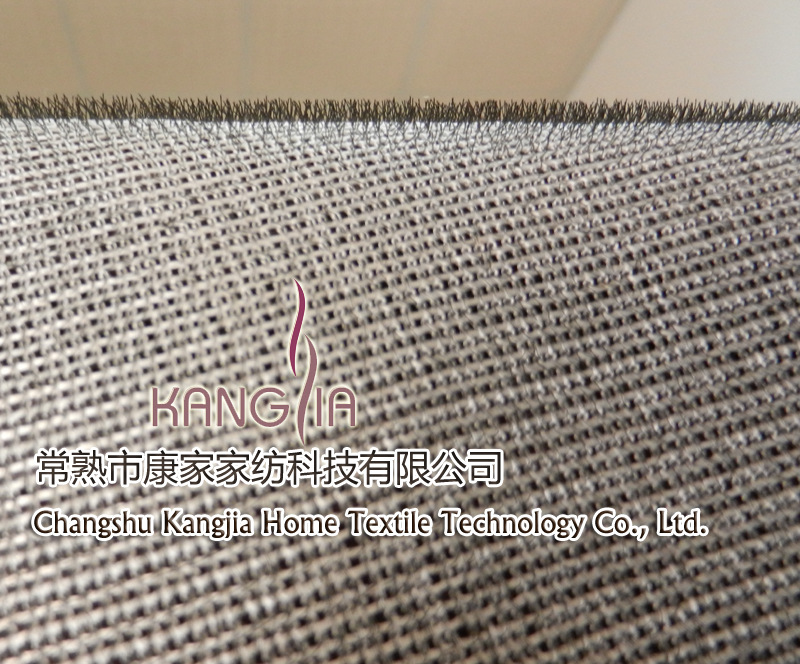 厂家直供  网眼布 脚垫止滑面料 双面针状毛刺 强大止滑力