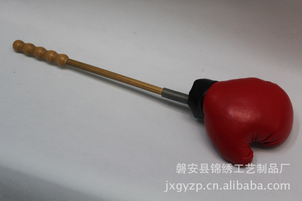 Wholesale Supply Wooden handle Spring Boxing gloves Massage hammer Fist massage stick/Fitness hammer