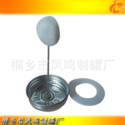 厂家直销全场低价 铁盖45mm直径 胶水罐涂抹器 胶水刷 毛球盖