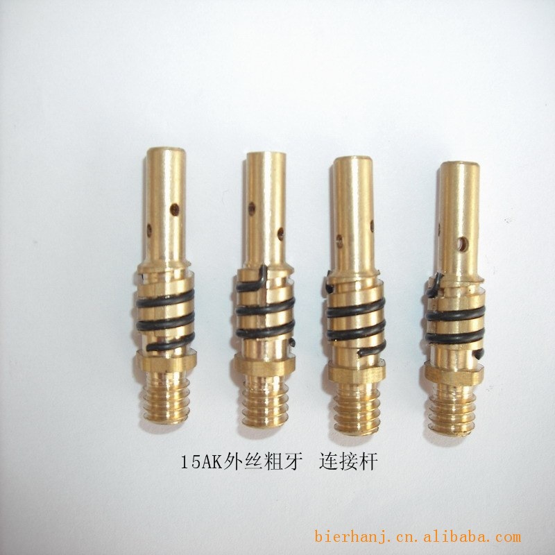 厂家生产导电嘴座 co2焊枪配件导电座 气保焊枪外丝连接杆