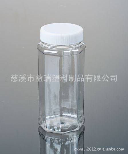八角蜂蜜瓶500G/ 塑料瓶/花粉瓶/果汁瓶(A13)