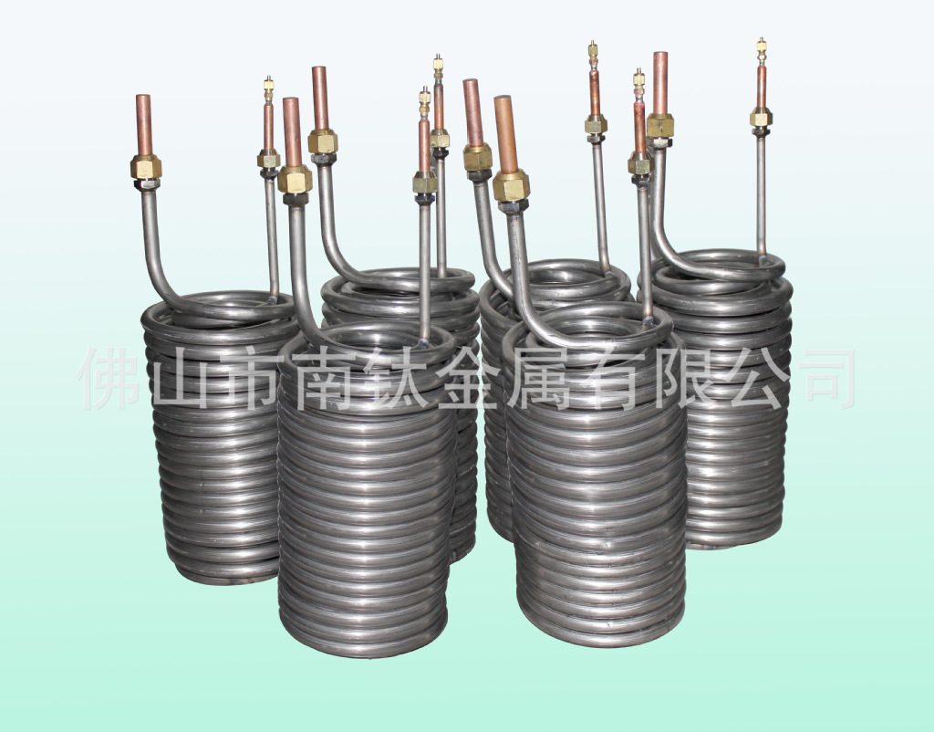 南钛专业高效能钛盘管蒸发器