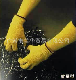安思尔 GoldKnit Max 70-225 黄色Kevlar 弹性针织袖口防切割手套